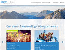 Tablet Screenshot of born-reisen.ch